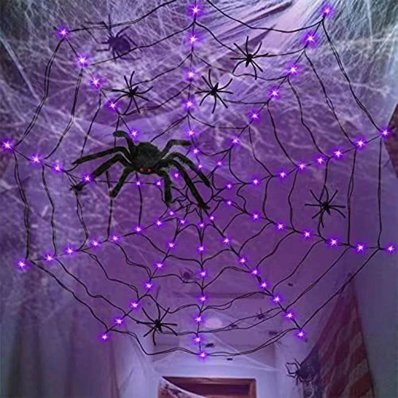 Halloween Lights Pumpkin Bat Spider Ghost Halloween String Lights Halloween Decorations Fairy Light Home Yard Window Decor