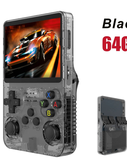 Load image into Gallery viewer, NEW Red R36S 128GB Retro Handheld Video Game Console Linux System 3.5 Inch IPS Screen Portable Pocket Video Player 64GB Games
