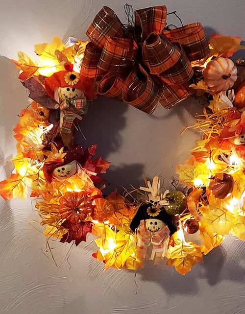 Load image into Gallery viewer, Thanksgiving Lights Fall Maple Leaves String Lights Thanksgiving Decorations Autumn Garland Home Indoor Decor Halloween Lights
