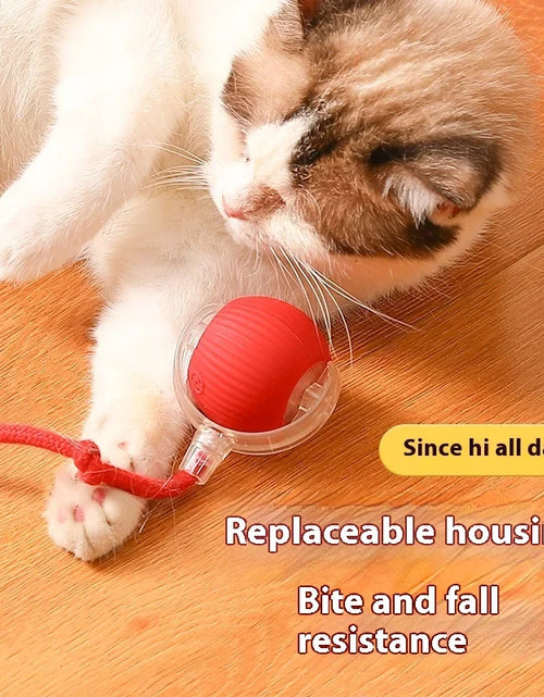 Load image into Gallery viewer, Interactive Cat Toys Ball Auto Electric Rolling Ball Toys for Cats/Kitty Pets Smart Automatic Teaser USB Rechargeable
