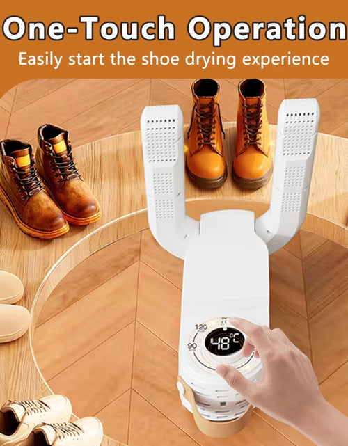 Load image into Gallery viewer, Electric Shoe Dryer Boot Warmer Shoe Foot Boot Dryer Foldable Timed Deodorizing Eliminate Odor Fast Drying Boot Deodorizer
