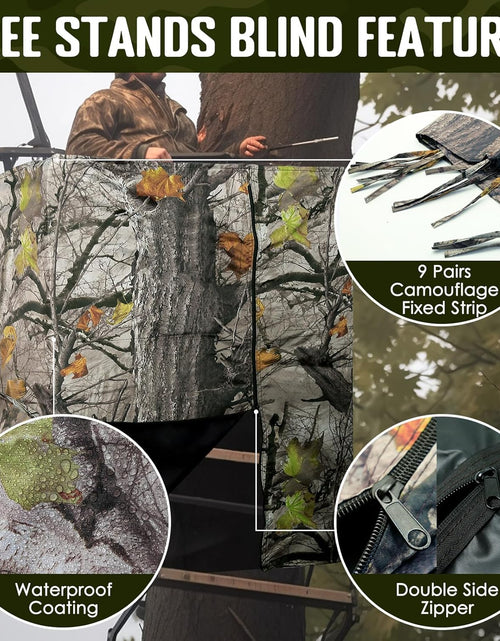 Load image into Gallery viewer, PUNCHMAN Tree Stand Blind Kit,Camo Deer Hunting Blind,Deer Blinds for Hunting,Wa
